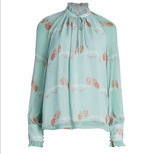 Jonathan Simkhai Mona Rose Blouse size XS
